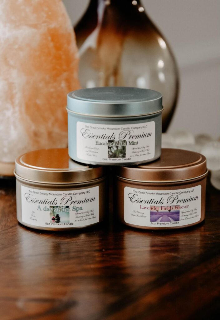 set of all 3 Essentials Premium candles
